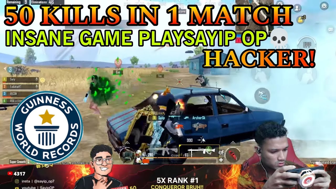 50 KILLS 💥 SAYIP OP INSANE GAME PLAY വിഷയം അടി 💀🔥#sayipop #bgmi #eaglegaming #dreamergaming #pubg 