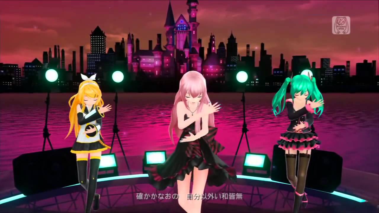 Luka・Miku・Gumi・IA・Rin   Pomp and Circumstance  Project Diva F 2nd PV