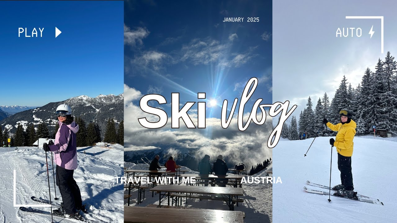 Ep.30 Ski Trip in Montafon Austria| Travel vlog