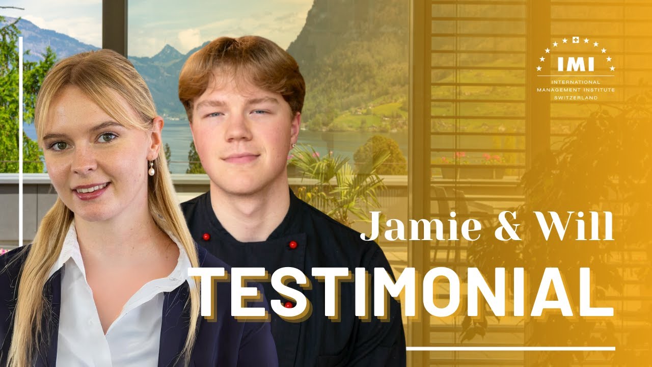 Students from all corners of the globe - IMI Switzerland student testimonials with Jamie and Will