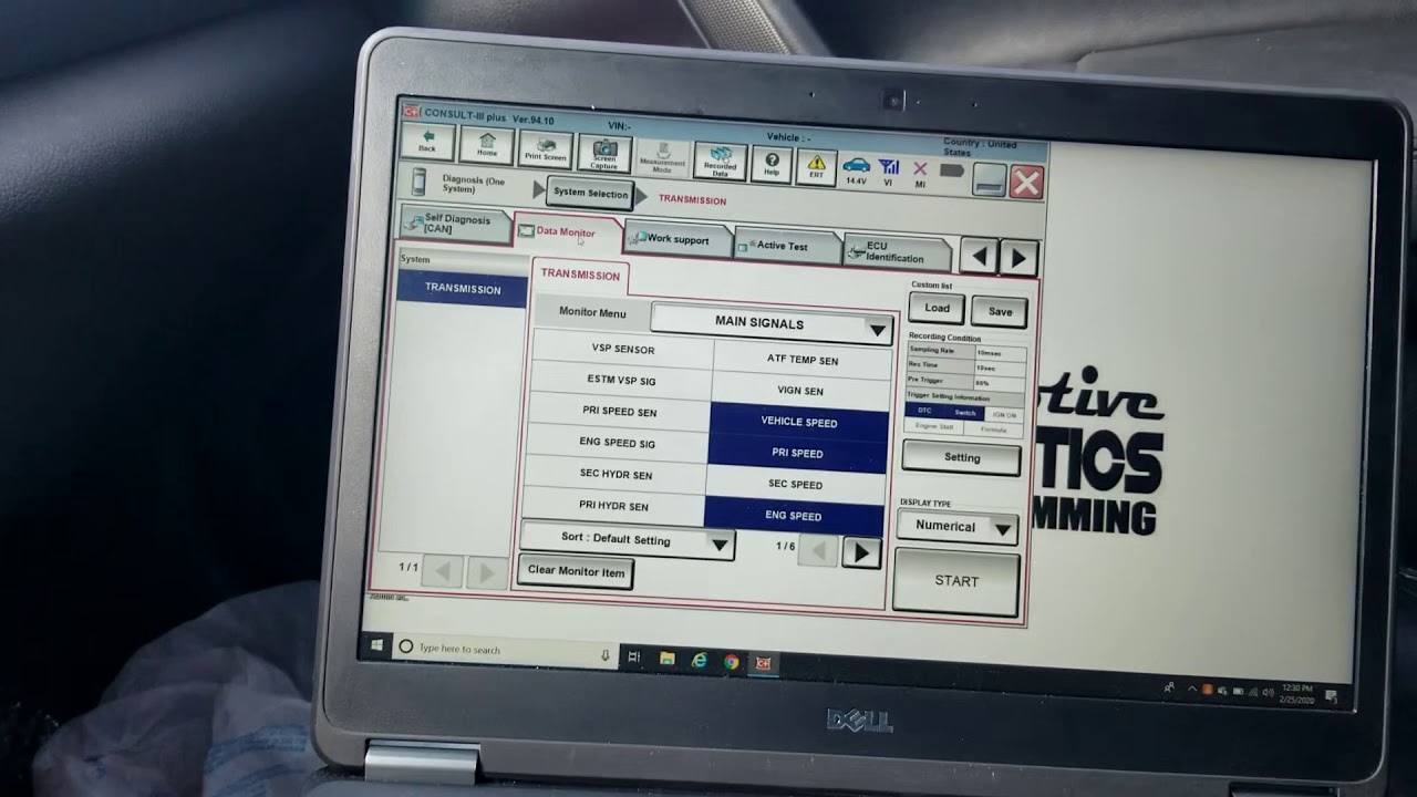 2011 Nissan Maxima Used CVT Setup