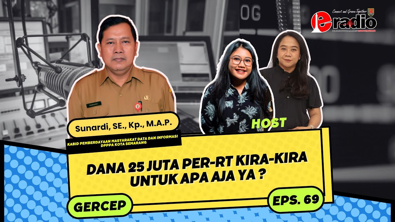 GERCEP #69 DANA 25 JUTA PER RT BUAT APA AJA YA?