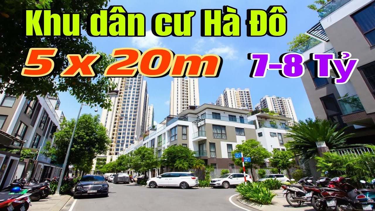 Nhà khu Dân Cư Hà Đô ở thì ĐẲNG CẤP rồi | 5m x 20m Tiện ích không thiếu gì - Đường 14m Cây Xanh Mát