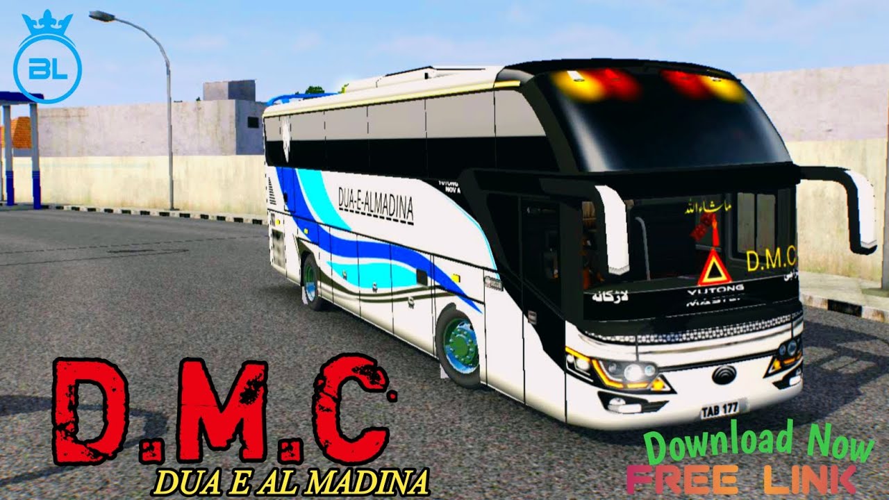 D.M.C  DUA E AL MADINA ll Yutong l BUSSID LEGENDS l 2023 Latest Model l BL🇵🇰 #Bussidlegends