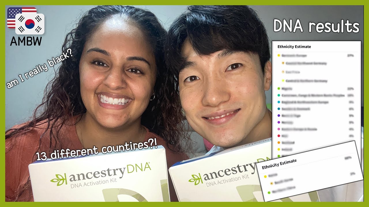 our REAL ethnicities | Ancestry DNA Results | AMBW 국제커플 | ENG/KR