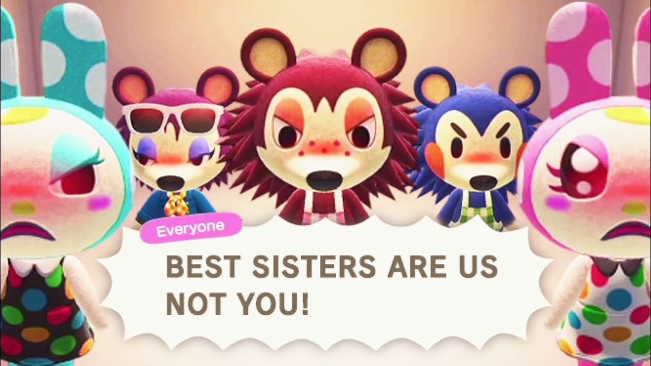 This Is Why Francine and Chrissy Are the Best Sisters in ACNH