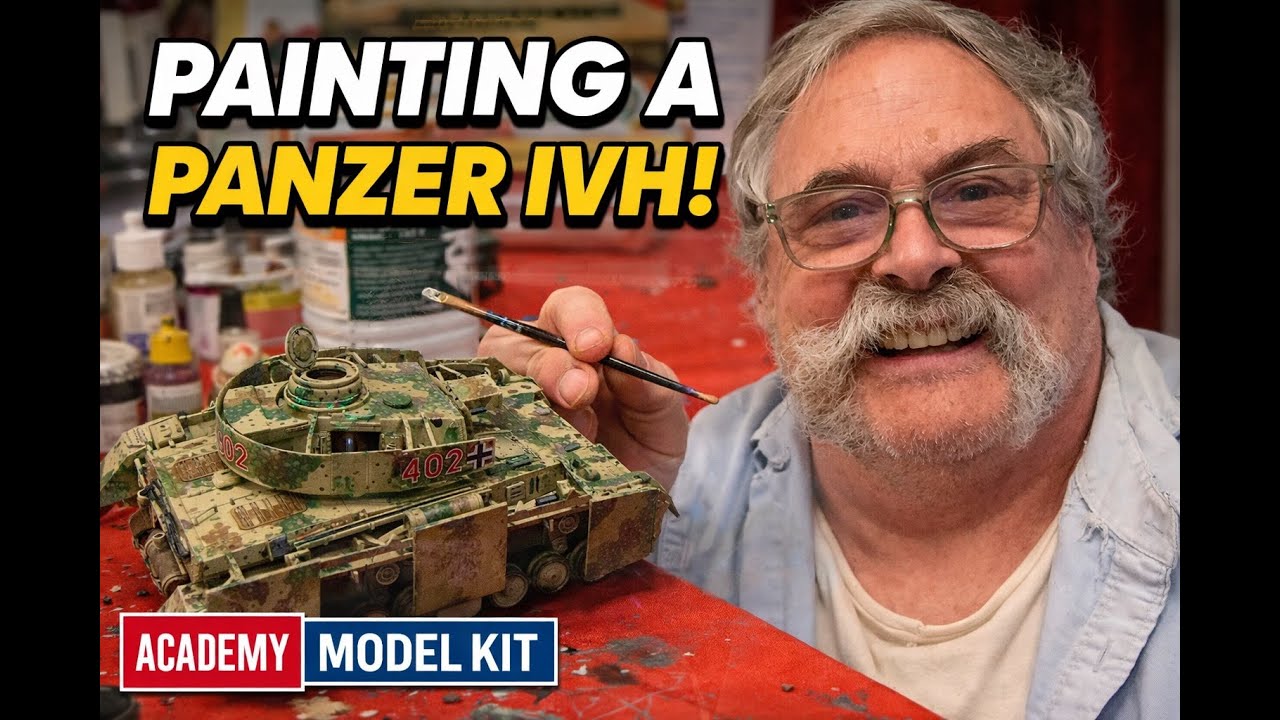 Academy Panzer IV Part 2-- Watch Me Paint an Iconic Panzer IV Ambush Scheme