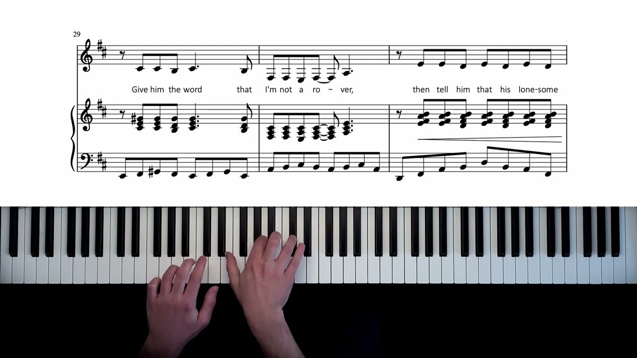 Mr. Sandman - The Chordettes | Jazz Piano Cover + Sheet Music