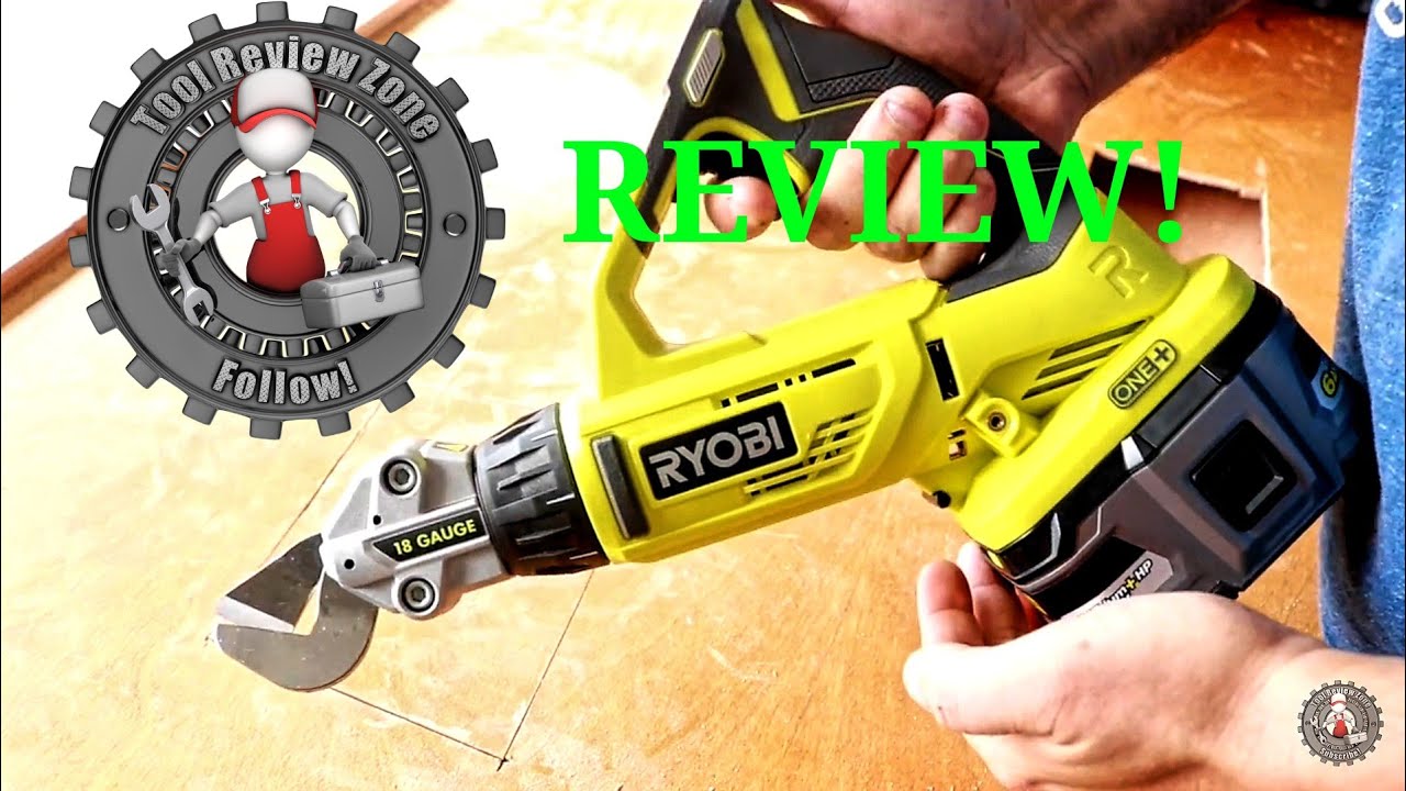 Ryobi Cutting Shears REVIEW! (P591) #ryobi #cordless #metalwork