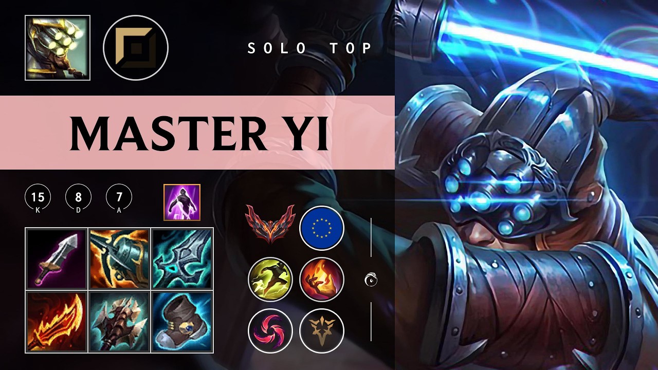 Master Yi Top vs Anivia - EUW Grandmaster Patch 26.03