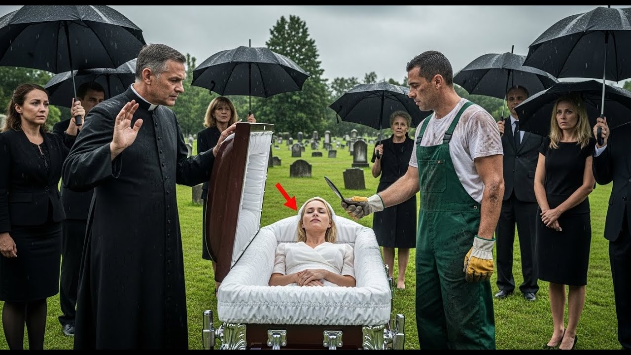 She's Not Dead! The Garbage Collector Stopped the Billionaire’s Funeral — But What He Revealed Next
