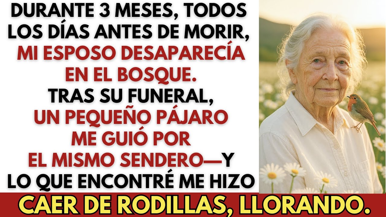 Durante 3 meses antes de morir, mi esposo desaparec&iacute;a en el bosque cada d&iacute;a&mdash;hasta que lo descubr&iacute;&hellip;