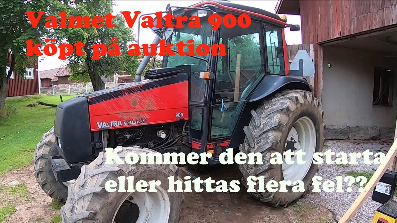 Kommer den att starta Valmet Valtra 900 köpt på Auktion