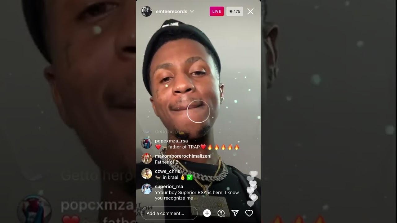 Emtee playing exclusives, photoshoot with lolli