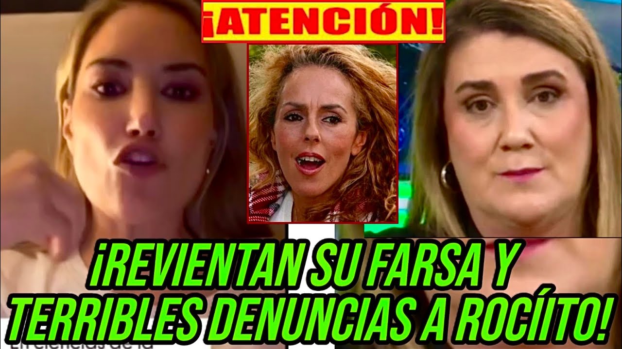 💥​DENUNCIAN SU FARSA! ALBA CARRILLO CAE CON CARLOTA CORREDERA Y DESMONTAN A ROCÍO CARRASCO POR HIJOS