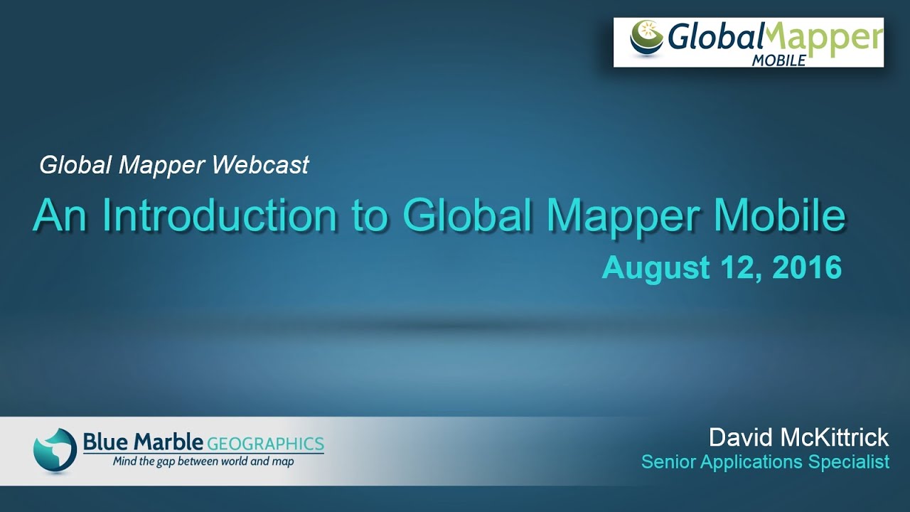 An Introduction to Global Mapper Mobile