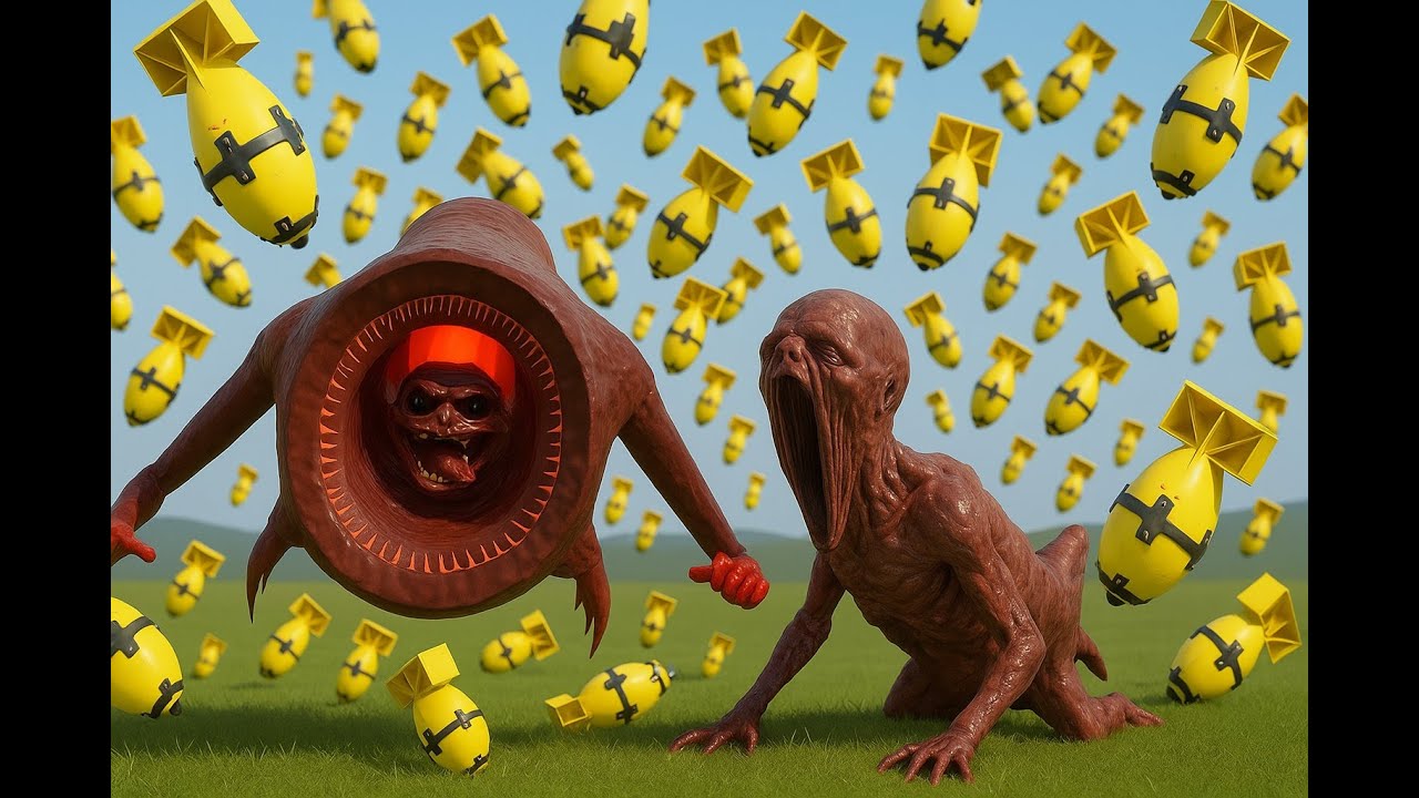 மக்களே ஜெயிக்கப்போவது யாரு?💪சாத்தான் குழந்தை 🆚⚔️ The Trollge Maw & Nuclear Bomb Experiment☢️💥💣☣️