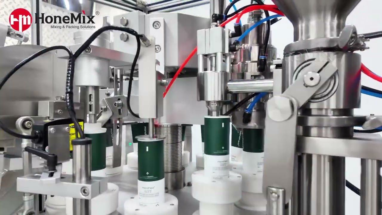 automatic tube filling and sealing machine