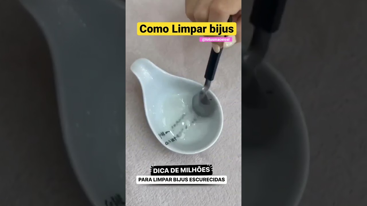 COMO LIMPAR BIJUS QUE FICARAM PRETAS - DICA DE MILH&Otilde;ES ❤️🧡🌟