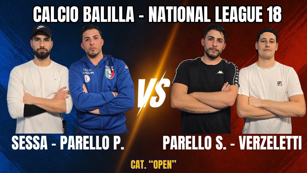 Sessa - Parello P. VS Parello S. - Verzeletti | National League 18