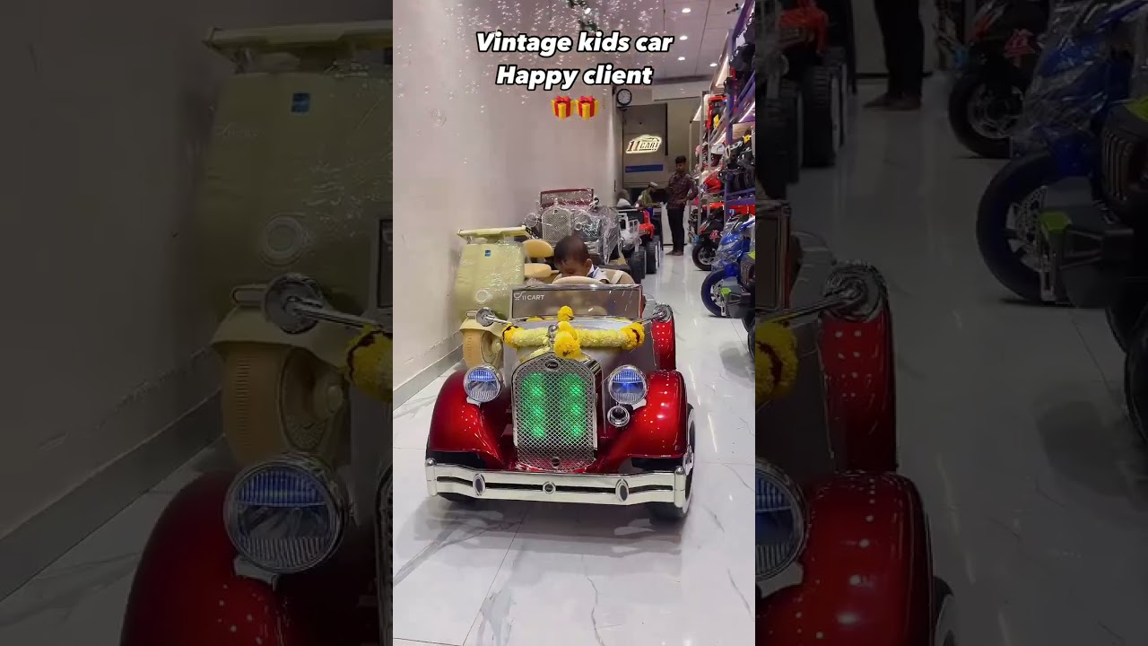 Cute Vintage Kids Car 😍🥰    