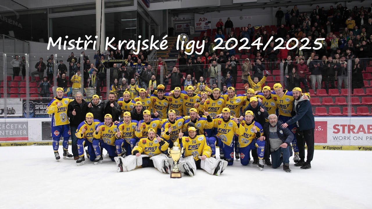 Mistři Krajské ligy 2024/2025 HC Milevsko
