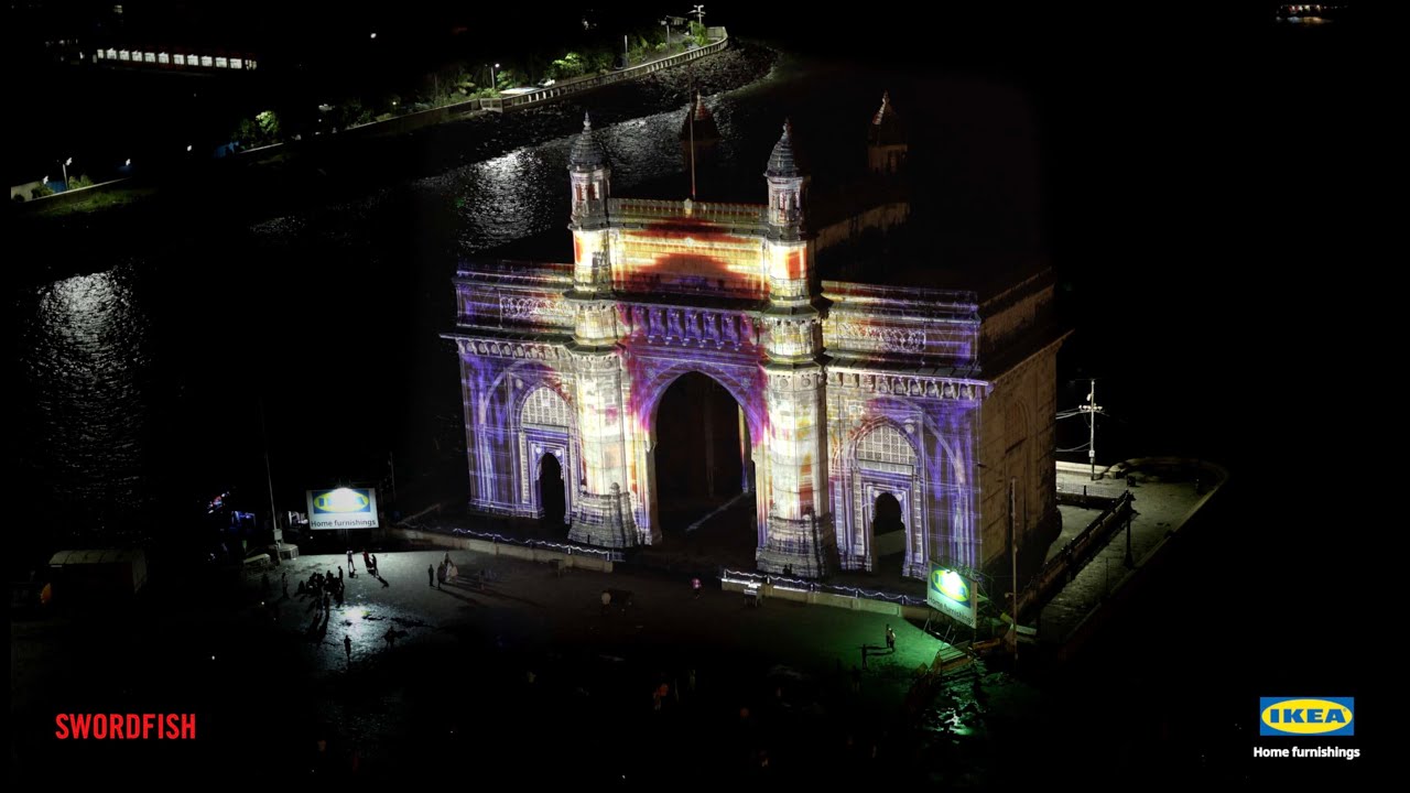IKEA India 3D Projection Teaser | Gateway of India 3D Projection | Mumbai | Bangalore | Hyderabad