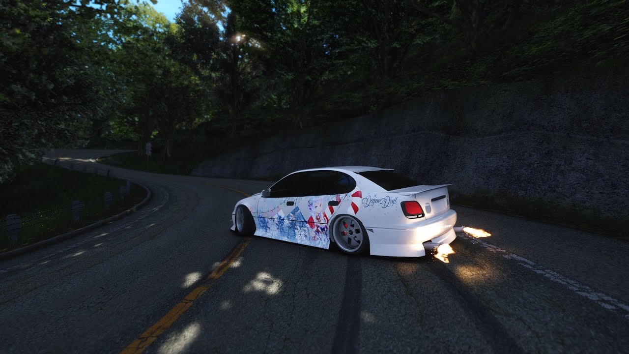 Toyota Aristo | Drifting Uphill Touge | Assetto Corsa