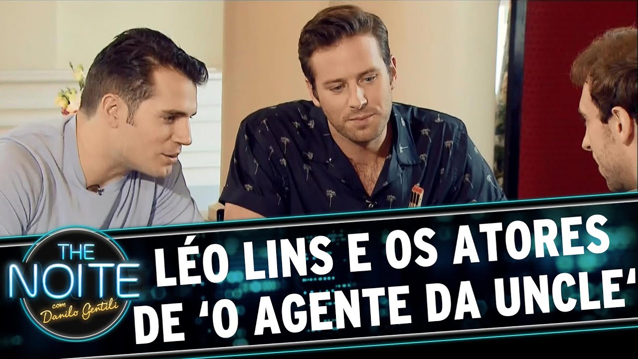 The Noite (03/09/15) - L&eacute;o Lins entrevista o elenco do filme 'O Agente da U.N.C.L.E.'