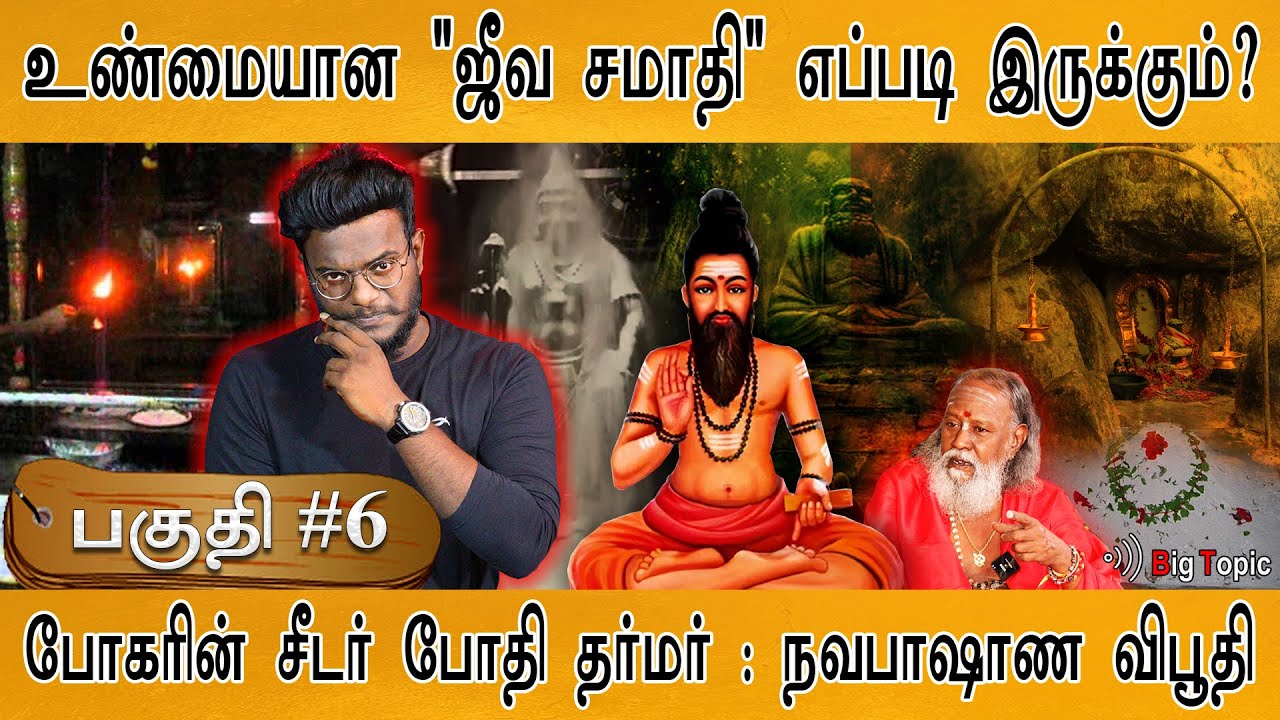 ஜீவசமாதி எப்படி இருக்கும்? | Documentary: Palani Navapashanam - Boghar - Pulipani | Murugar |🔴PART 6