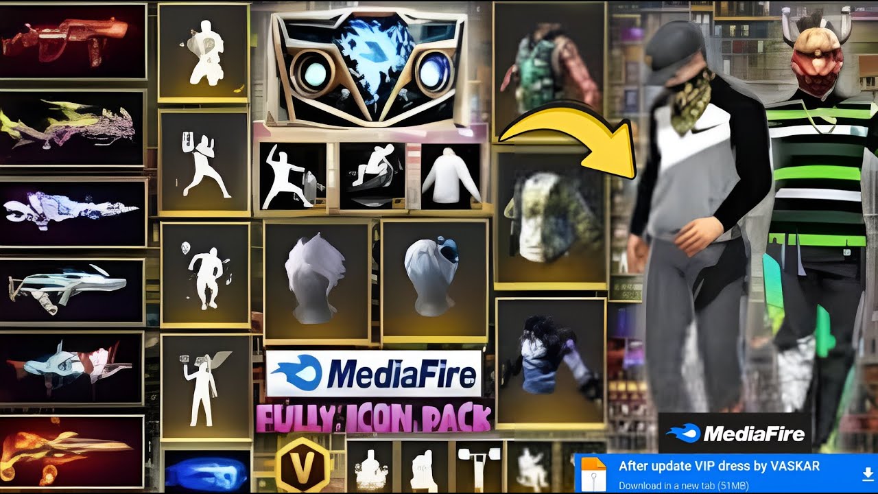 vip glitch file for freefire‼️FF + FF MAX direct mediafire link 💯 