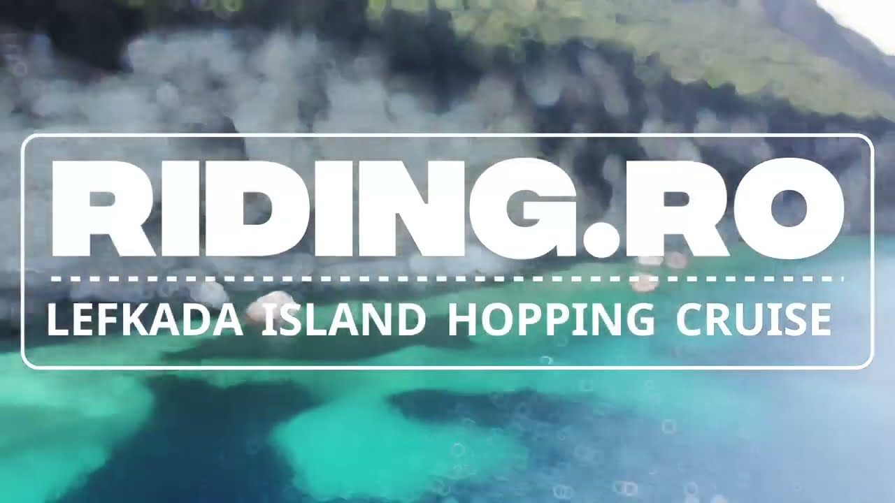 Lefkada Island hopping cruise || RIDING.RO #lefkada