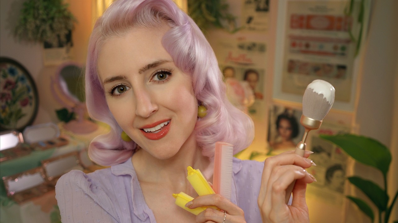 ASMR: Уход и забота для крепкого сна ♡ Уверенное персональное внимание в винтажном стиле [4K]