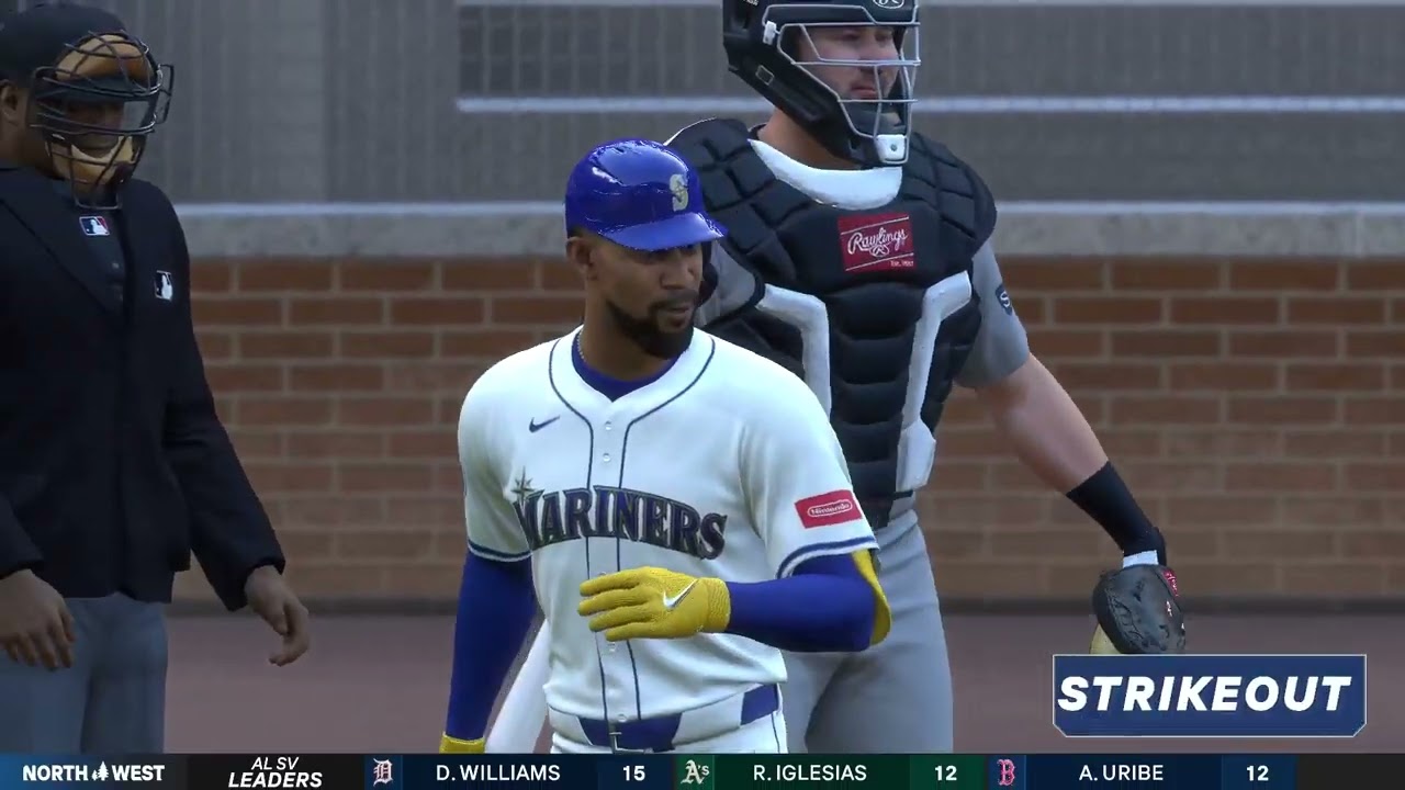 MLB The Show 25 Fantasy Draft Gm#40 NYY-T.Rogers (2-2, 1.72) vs SEA-M.Wacha (4-1, 3.23)
