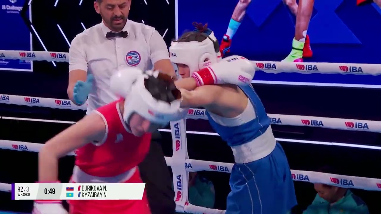 R16 W48kg DURIKOVA NICOLE (SVK) vs KYZAIBAY NAZYM (KAZ) | IBA WWCHs Niš 2025