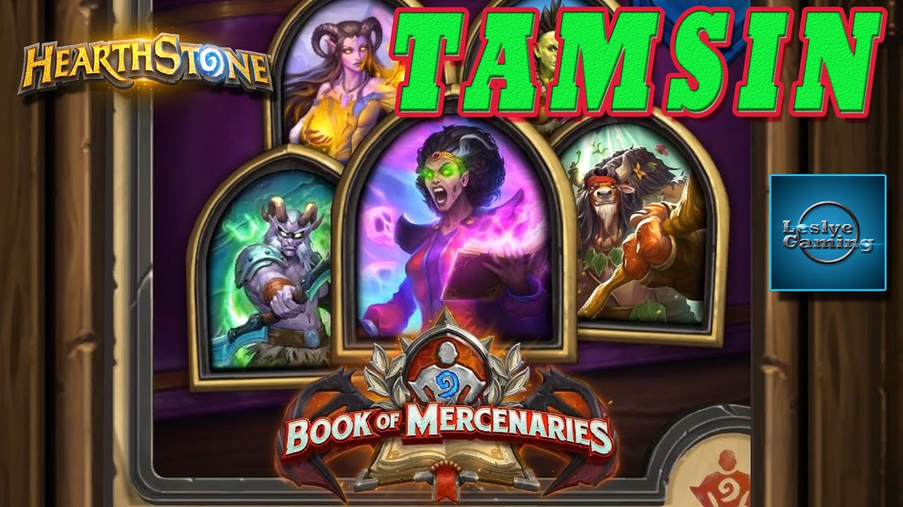 Hearthstone - Book of Mercenaries - Tamsin (All 8 Enemies)