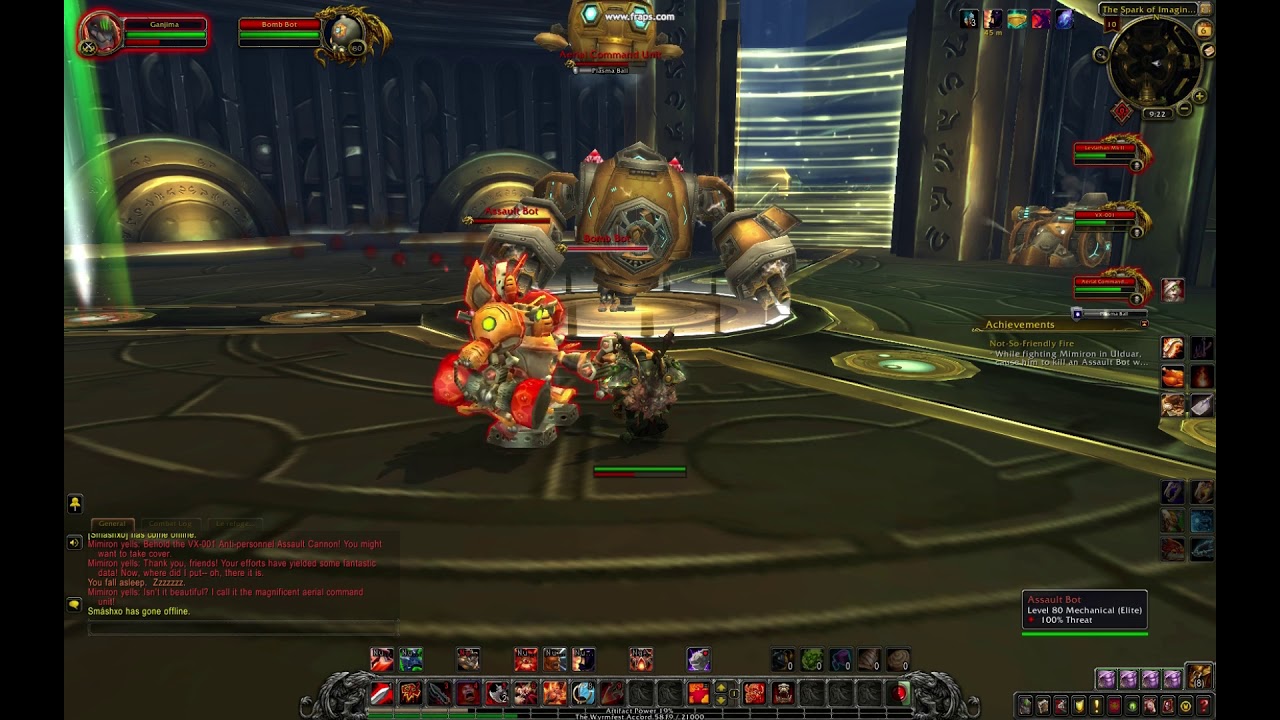 World of Warcraft - Not-so-Friendly fire achievement solo strat (Mimiron)