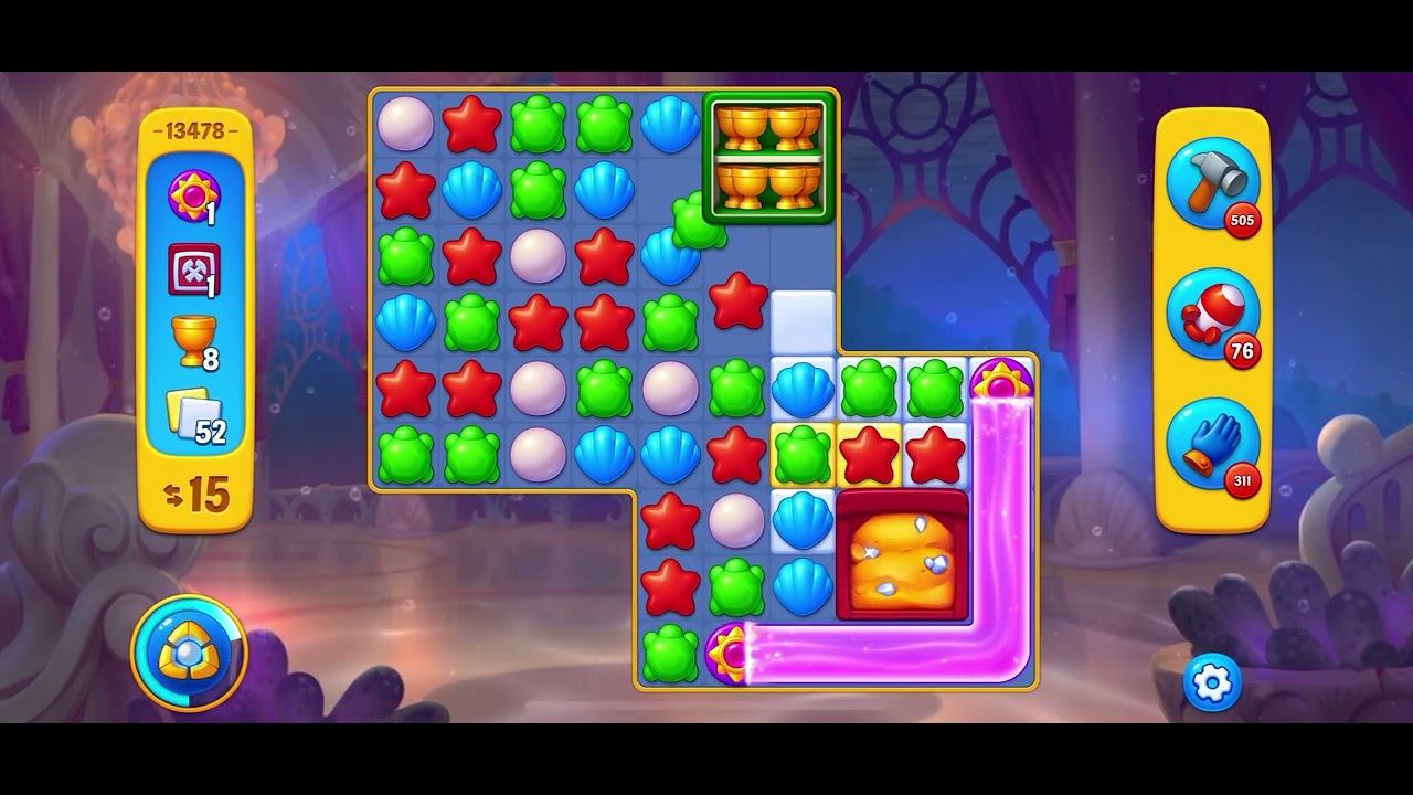 Fishdom level 13478 no boosters フィッシュダム ノーマル