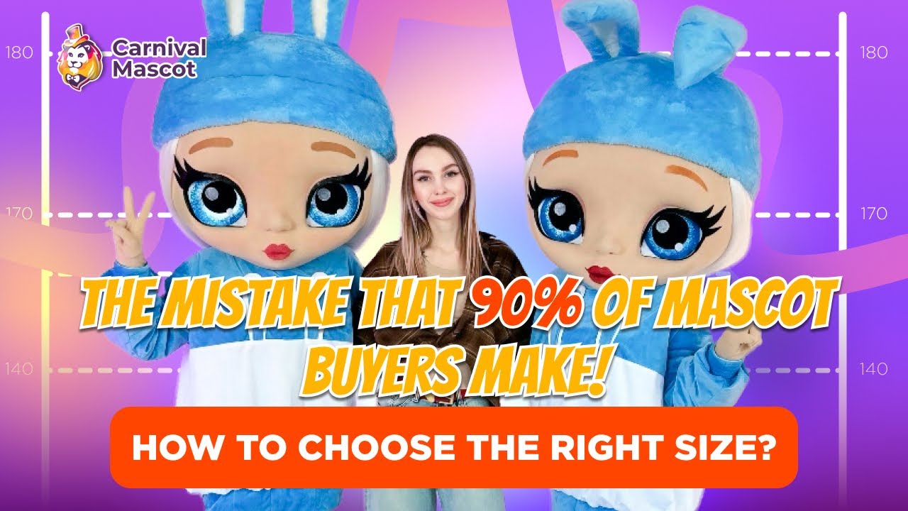 The mistake that 90% of mascot buyers make. How to choose the right size?