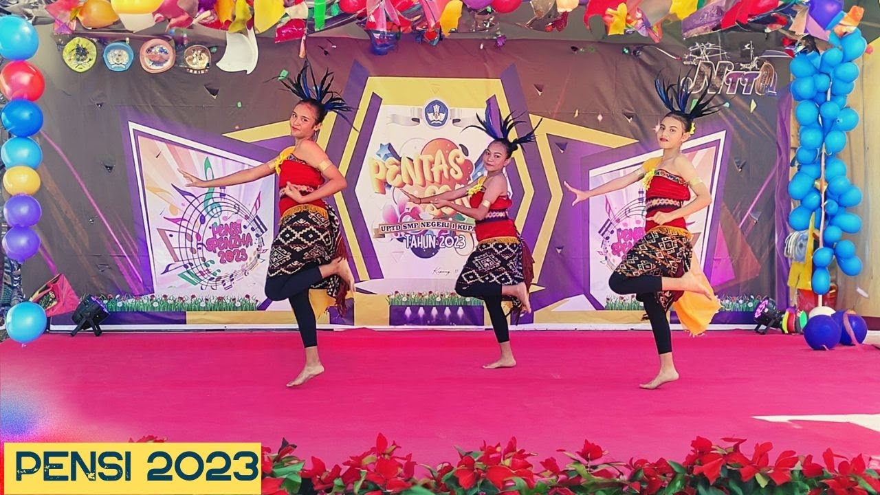 TARIAN SIRIIH PINANG - KEGIATAN PENSI 2023 | SMP Negeri 1 Kupang