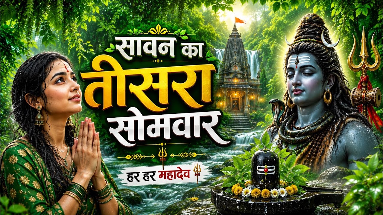 🌿 Sawan's third Monday came Har Har Mahadev | Sawan Somwar Special | Nonstop Shiv Bhajan 2026