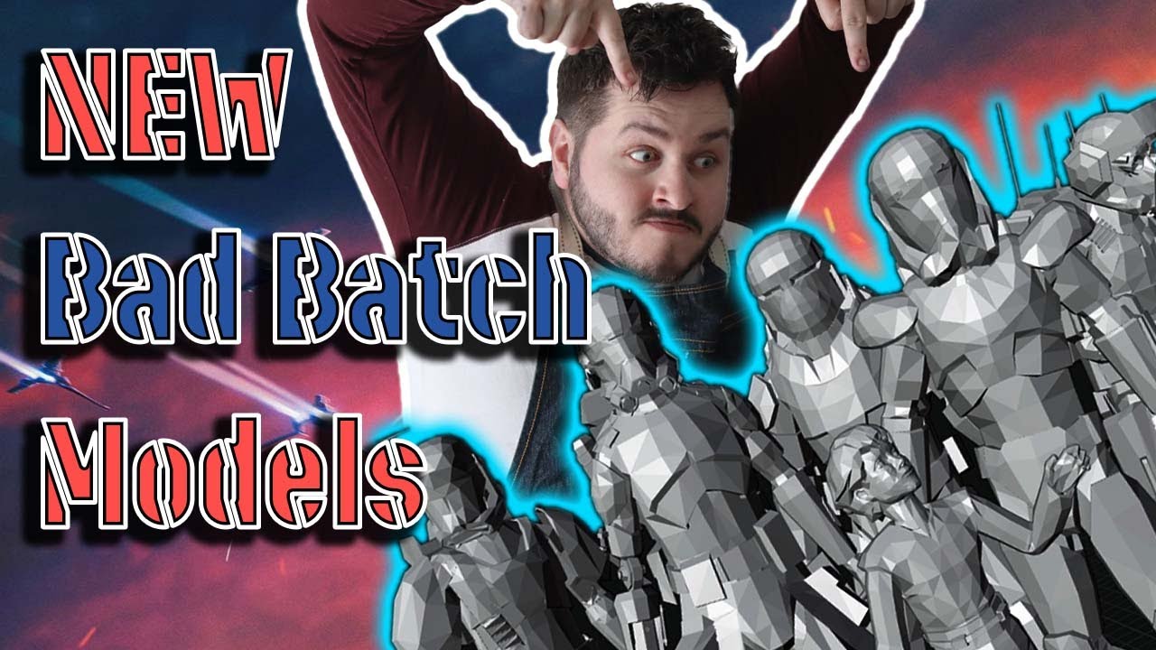 Pepakura Tuesday: NEW Bad Batch Models Underway!!