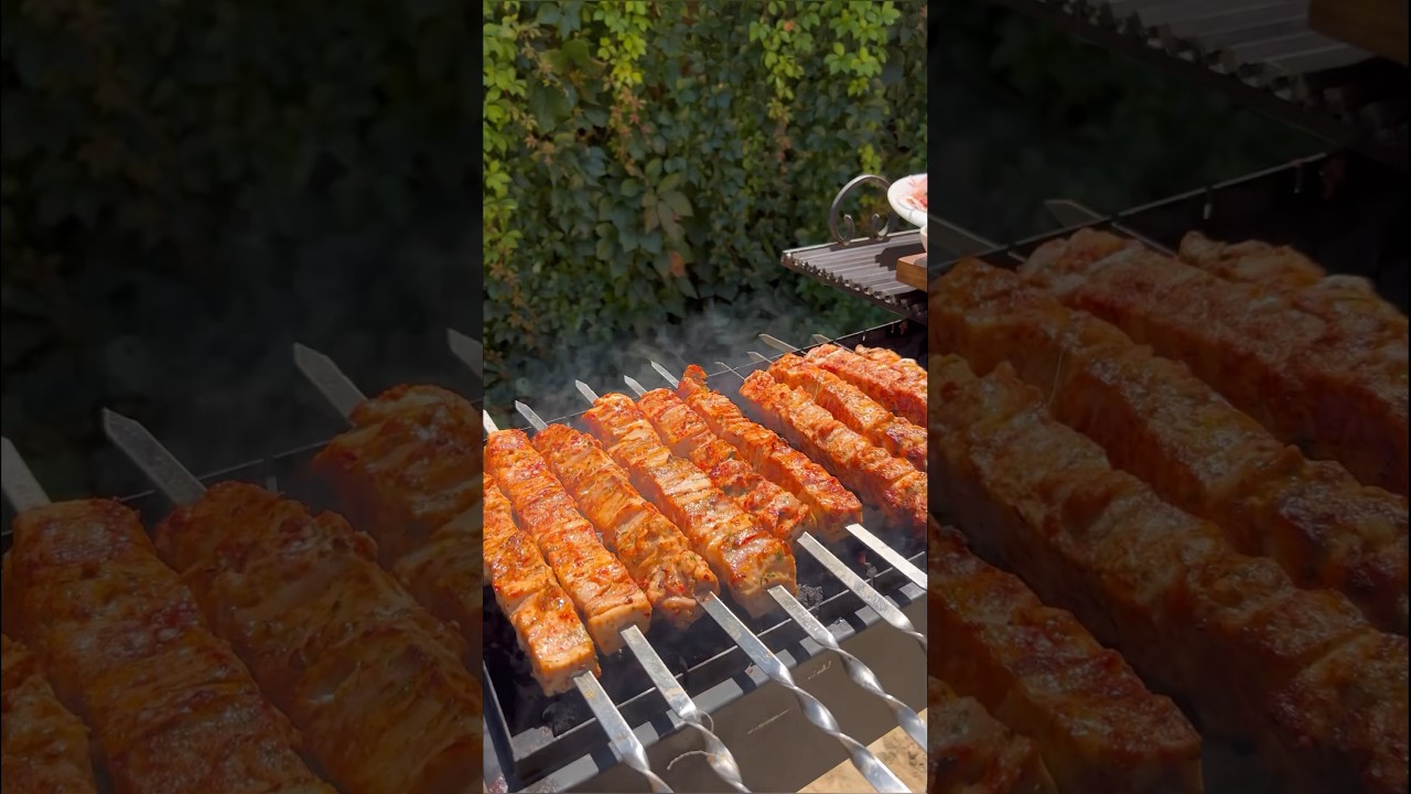 Tovuq goʻshtidan shashlik шашлычок напалион