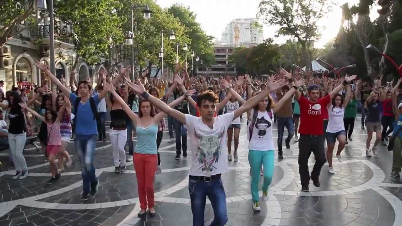 DRILL Flashmob in Baku | FLASHMOB Azerbaijan