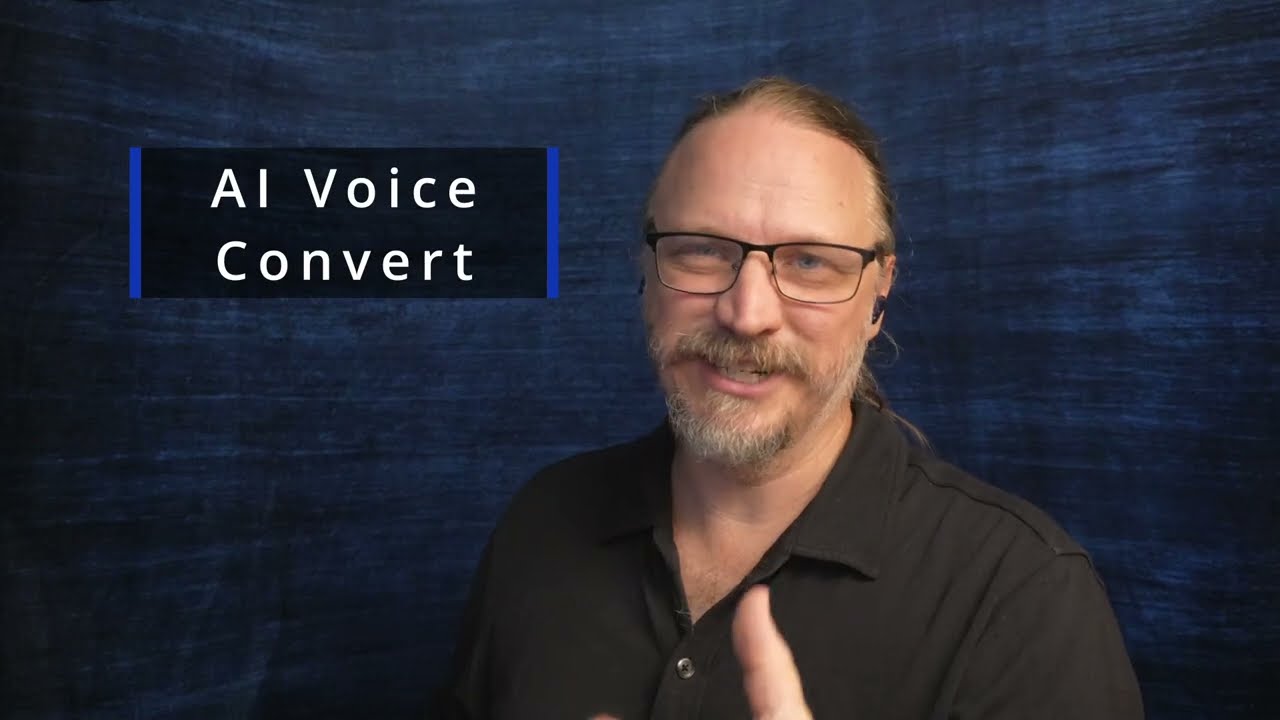AI Voice Convert in Davinci Resolve Studio. Surprisingly helpful.