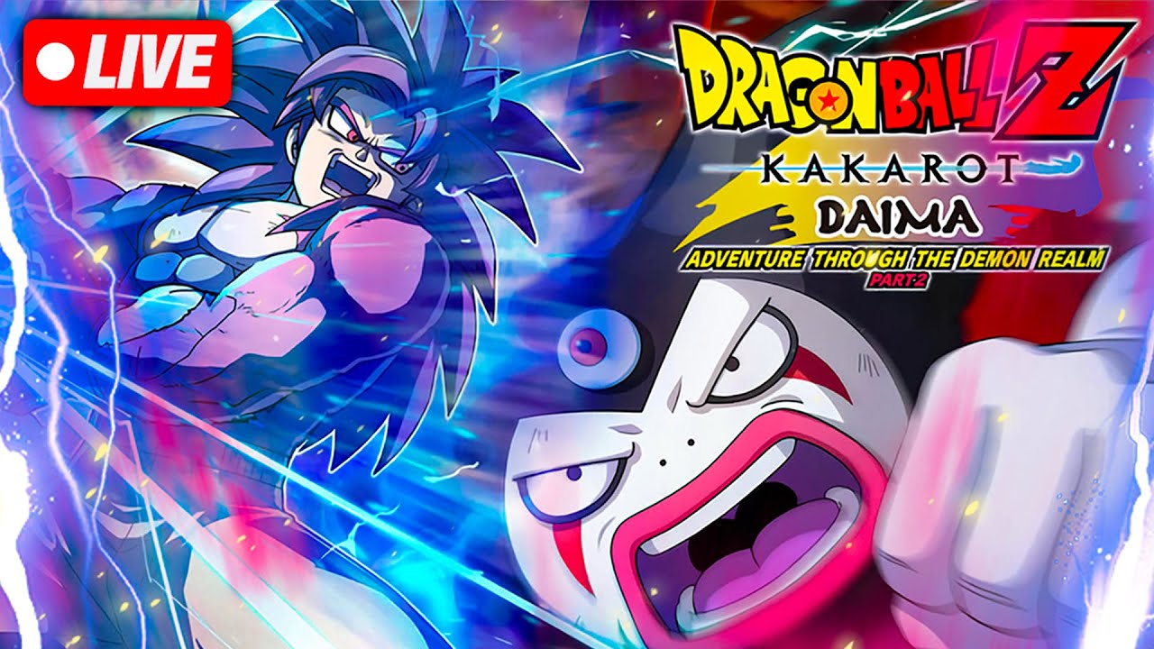 🔴LIVE | DBZ Kakarot DLC Daima Parte 2 ➜ AGORA SIM A MELHOR PARTE CHEGOU!!!