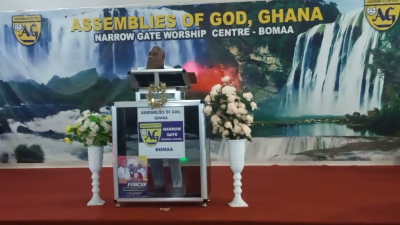 apostle John prah messages at Bomaa Assemblies of God church