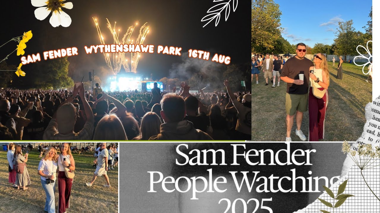 Sam Fender Live at Wythenshawe Park | People Watching Tour 2025 | Vlog and Gig Highlights