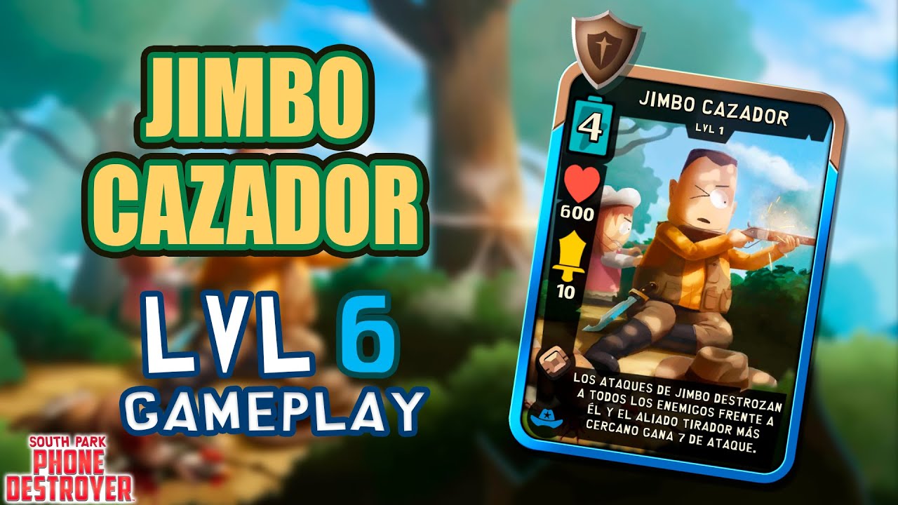 COMBO NIMBO = NED + JIMBO | Jimbo Cazador Nivel 6 | Jimbo Gameplay | South Park Phone Destroyer
