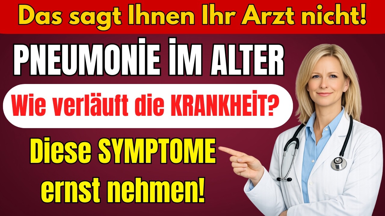 Pneumonie im Alter: Wie verläuft die Krankheit? Diese Symptome ernst nehmen!